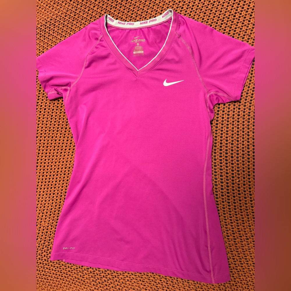 Nike Women's Vivid Pink Short Sleeve Tee